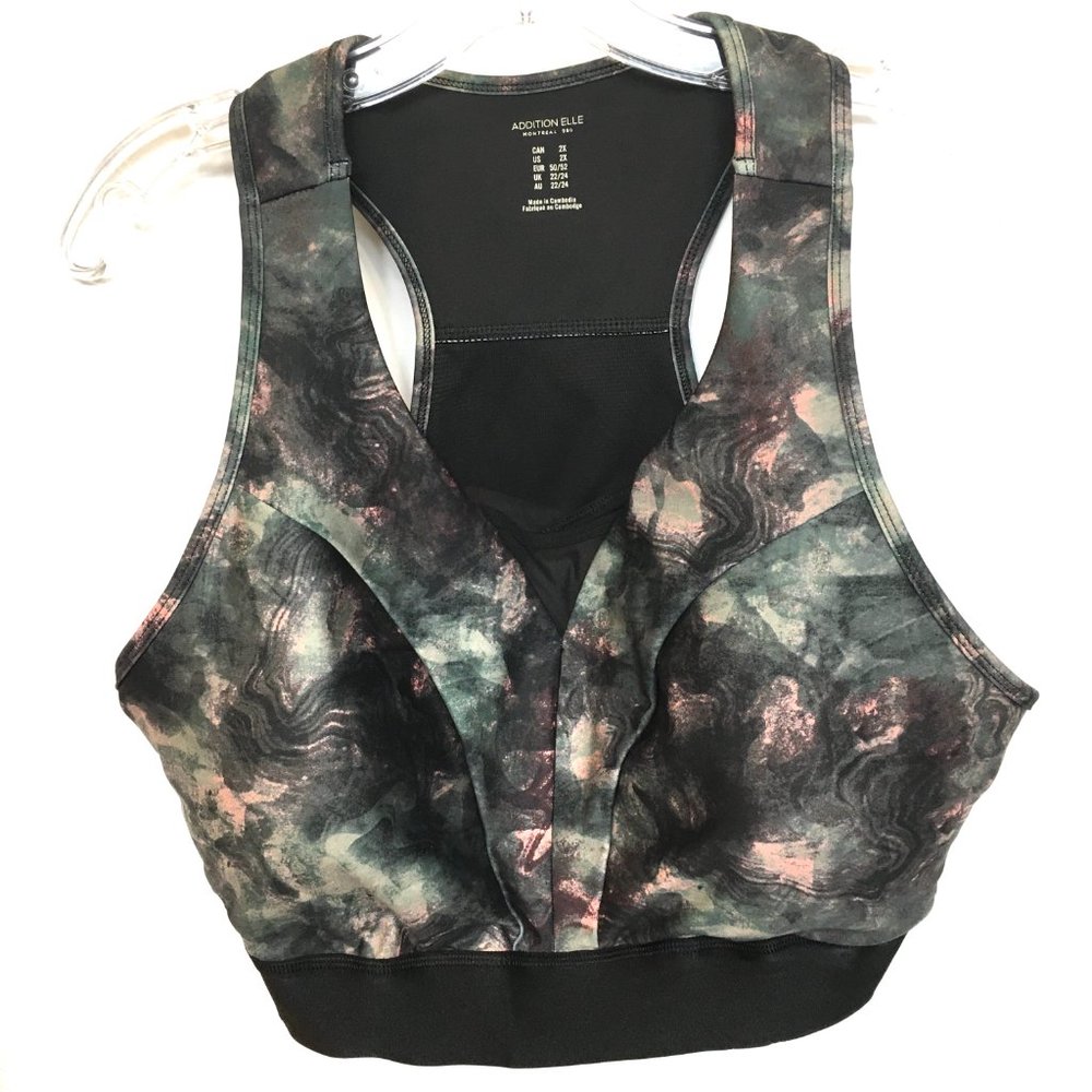 Sports Bra Addition Elle Workout Plus Size  2X